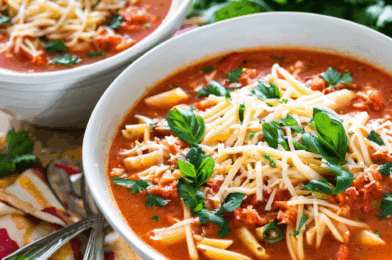 Crockpot Chicken Parmesan Soup