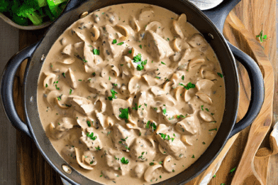 Creamy Chicken Stroganoff